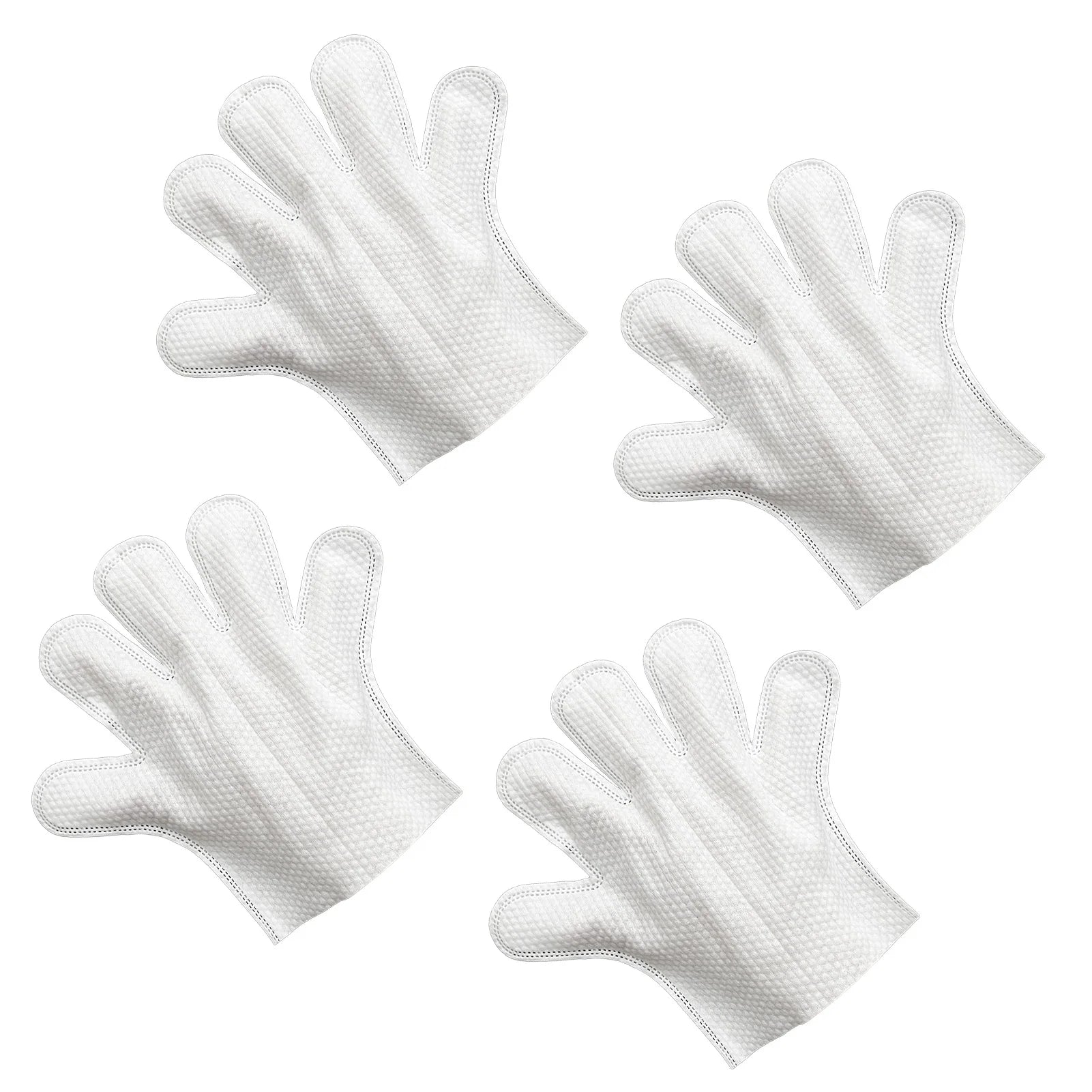 10Pcs Microfiber Dusting Gloves Disposable Cleaning Gloves Wet Dry Dual Use Duster Gloves for Home Furniture Cleaning Qme