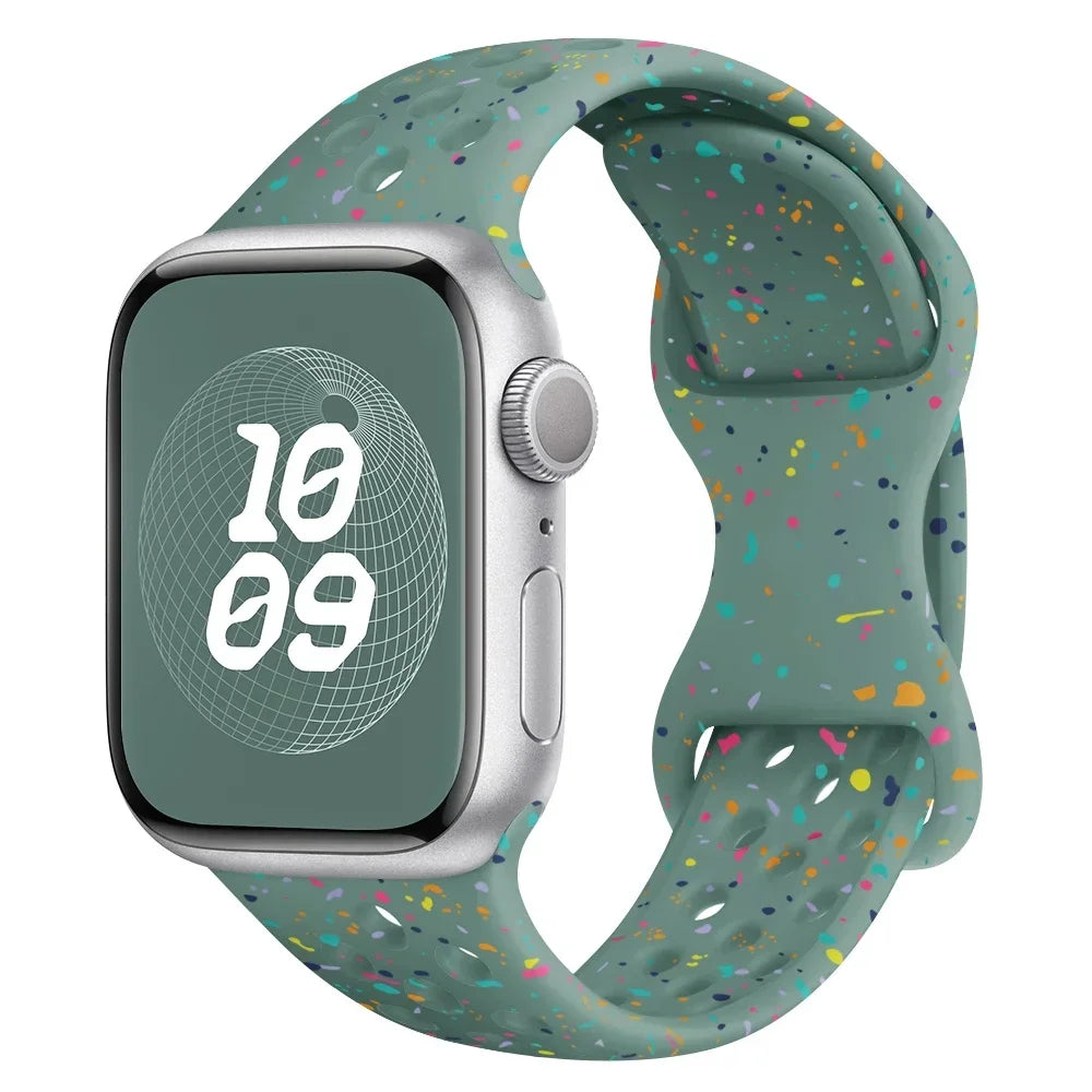 Silicone Strap Apple Watch Band Ultra 2 Sport Bracelet Iwatch Series