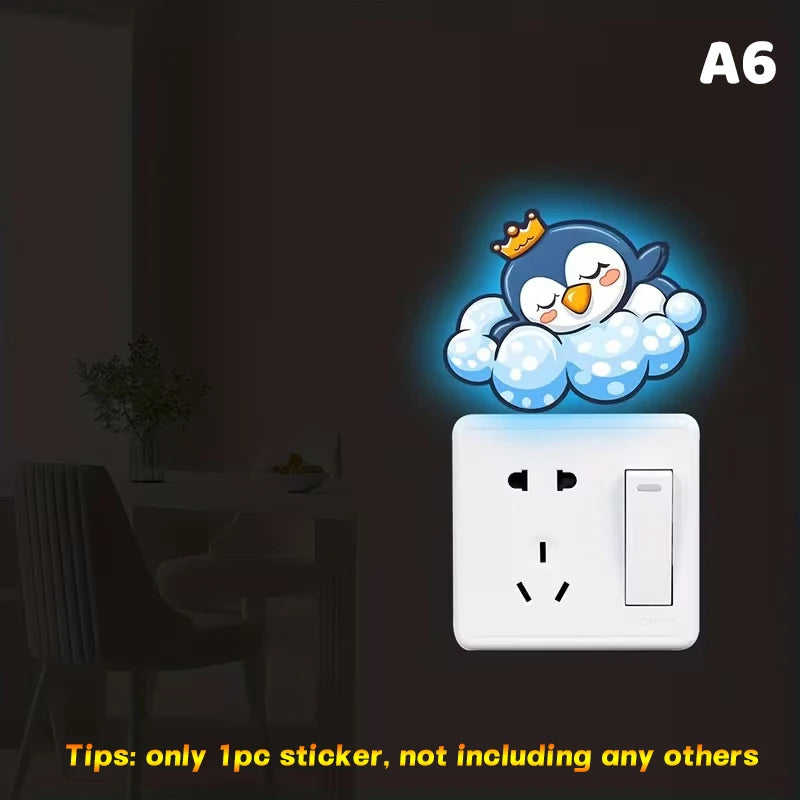 Self-adhesive Removable Wall Stickers Suitable Switches Qme A6
