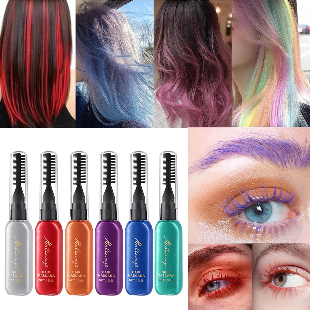 Multi Colored Hair Dye Long-lasting Fixing Suitable Eyelashes Qme