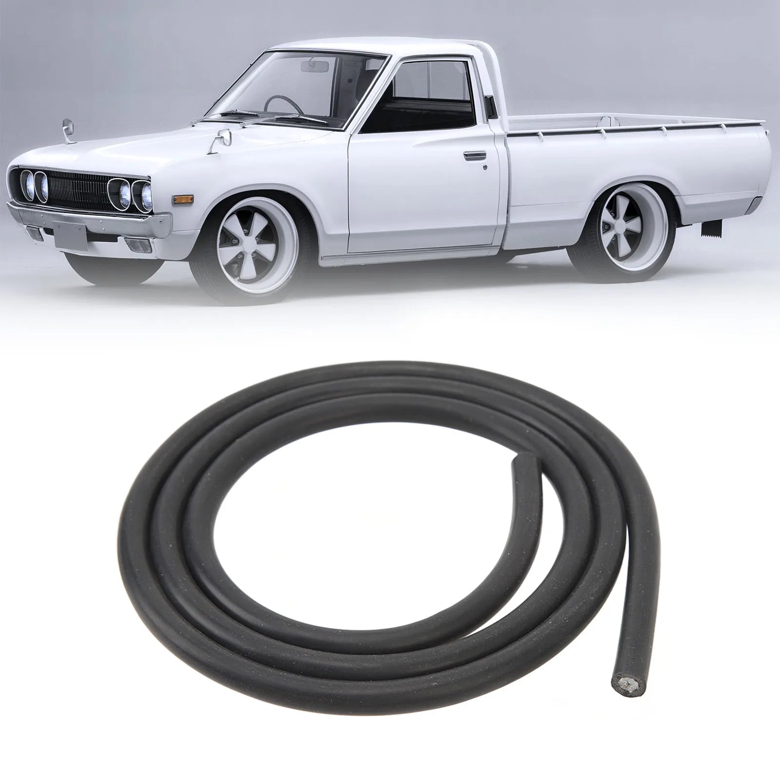 7mm Ignition Cable PVC Sheathed Copper Ignition Cable Black Install Heat Resistant Flexible for Motorcycles Qme