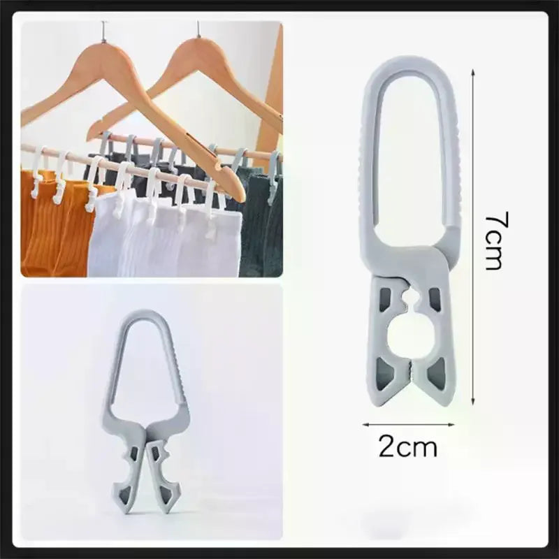 10/20PCS Clothespins Hanging Peg Clip Plastic Hangers Rack Laundry Clothes Pegs Clamps Towel Clothing Hat Clip Home Storage Hook Qme
