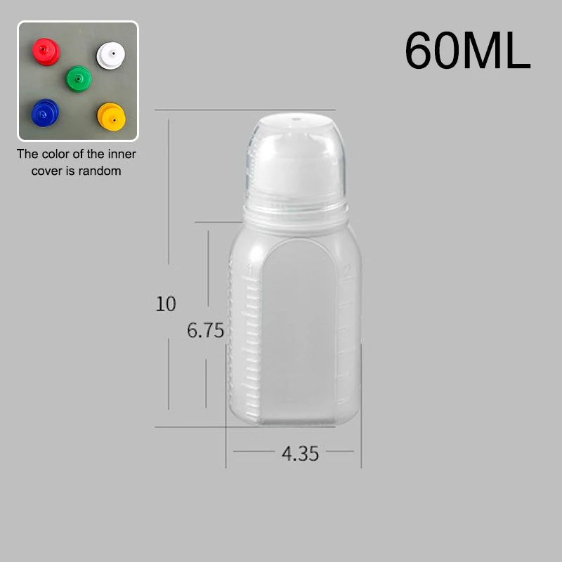 30 60 Mini Squeeze Bottles Ketchup Condiment Sauce Bottle Honey Qme 60ml