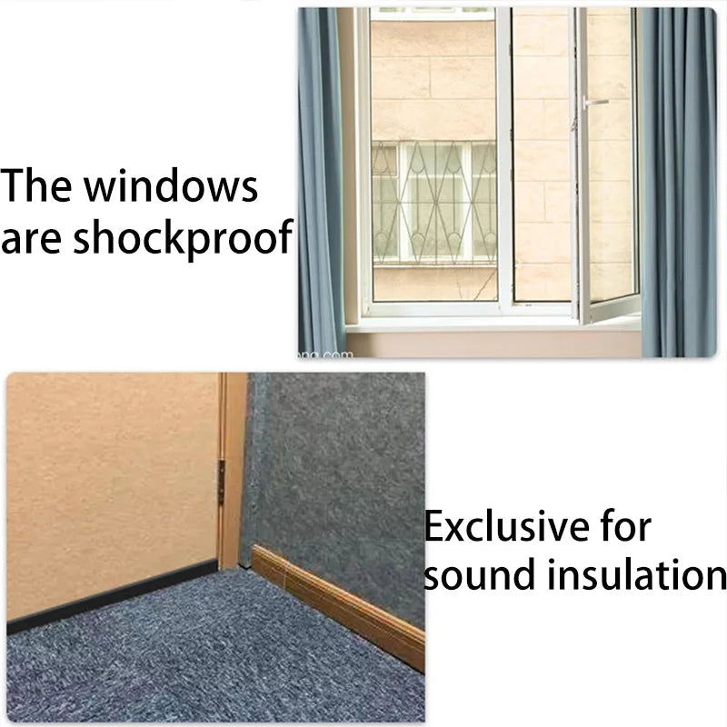 Foam Tape Thickened Sponge Single-Sided Tape Door and Window Sealant Tape Dustproof, Waterproof and Anti-Collision Soundproof Qme