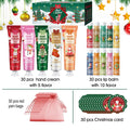 Christmas Gift Set Distribution 120PCS/Box in Bulk, Lip Balm in Bulk, Hand Cream in Bulk, Christmas Cards, Gift Gauze Bags Qme Christmas gift set