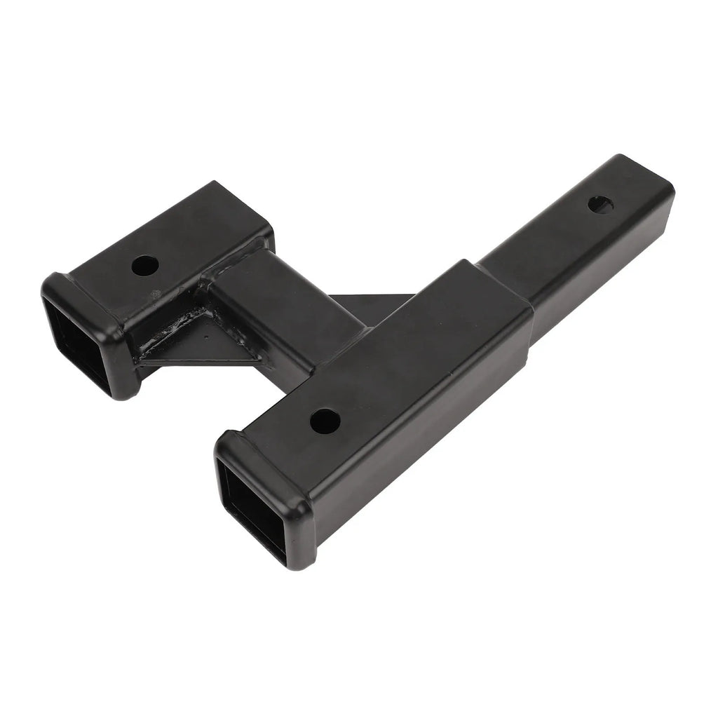 Trailer Hitch Riser Steel 9.65in Extension Range Black Hitch Extender Adapter for Car SUV Pickup Truck RV with 2in Towing Port Qme