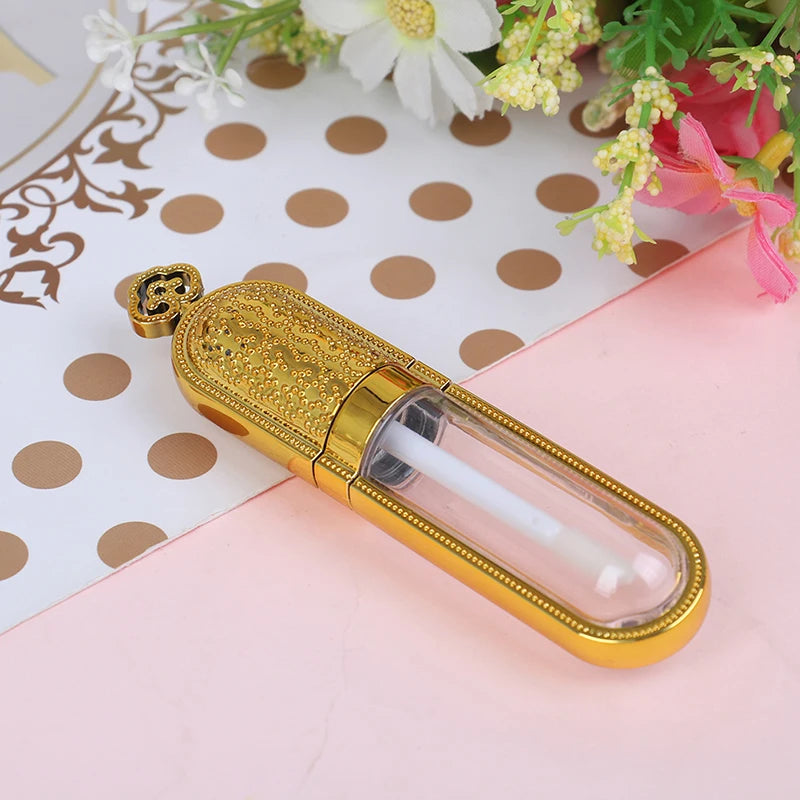 Refillable Empty Lip Gloss Tube Balm Clear Elegant Cosmetic Container Qme