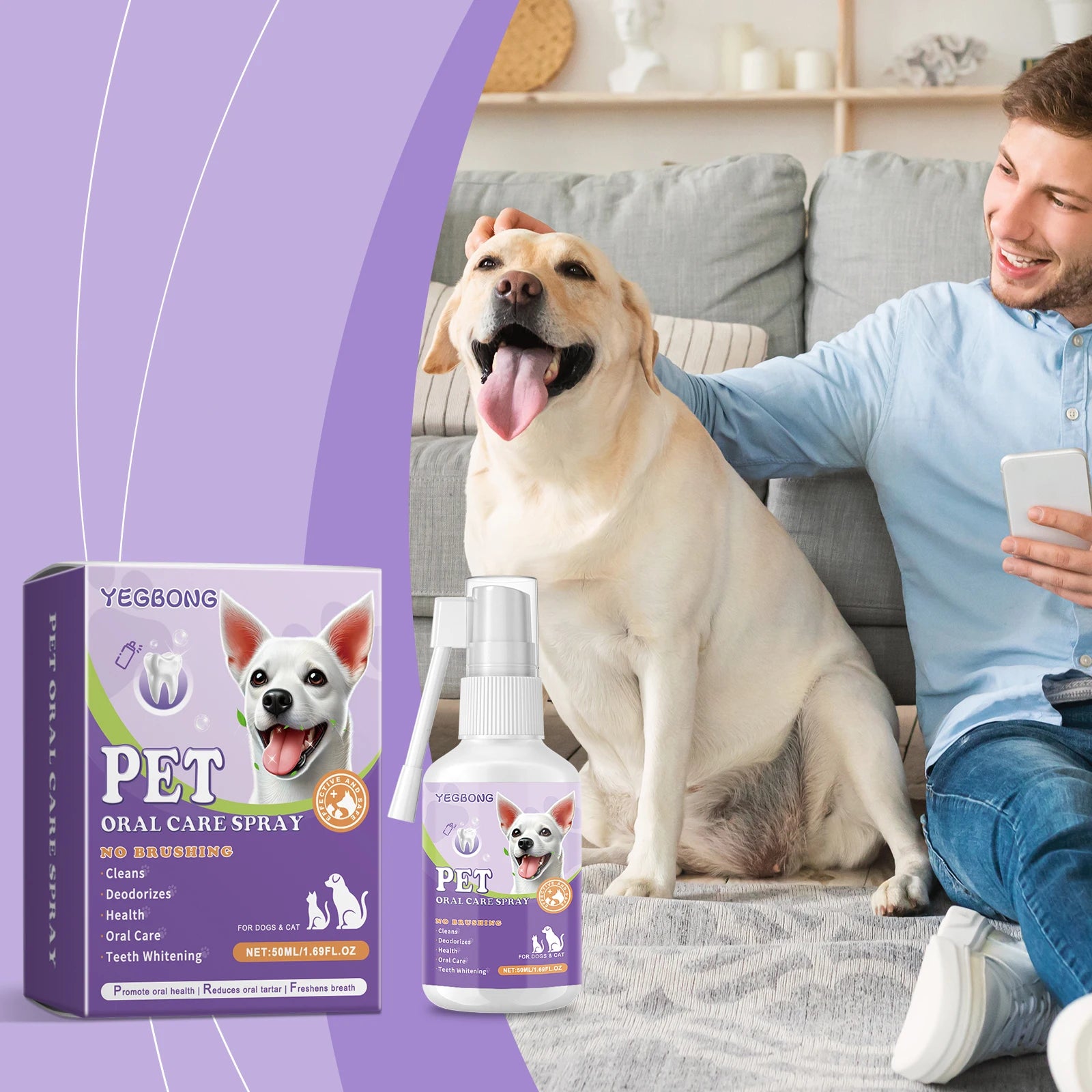 Pet Flea Spray Spray Effectively Removing Fleas Ticks Relieve Skin Itching Natural Ingredients Non Irritating Pet Flea Repellent Qme