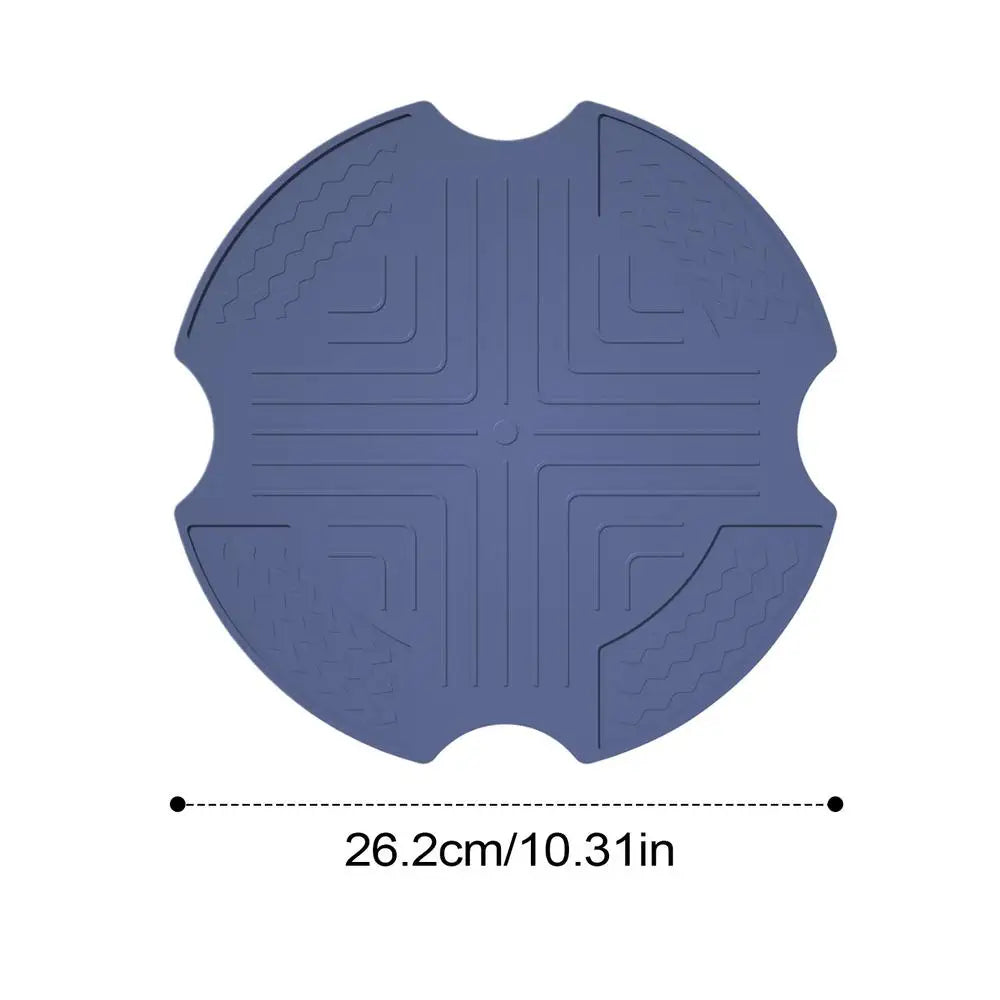 Air Fryer Mat Silicone Heat Resistant Trivet Pad Reusable Protector Qme Blue one size China Mainland