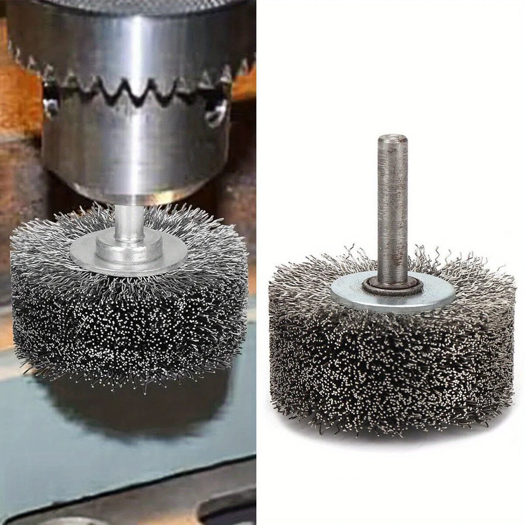 High quality wire wheel brush, suitable for mold polishing machines and rotating tools - durable, surface finishing Qme