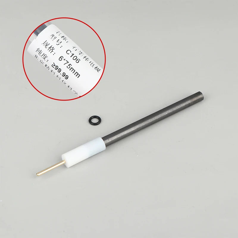 3/4/5/6MM Electrode Research Rod Electrolysis High-purity Electrolysis Anode Carbon Rod Qme 6x75mm
