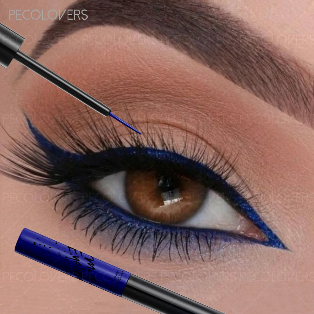 Colorful Matte Dip Liquid Eyeliner Rendering Eye Line Cosmetic Qme