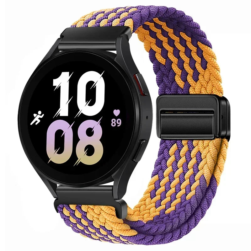 20mm 22mm nylon strap For Huawei watch 4/GT4/2/3 Pro Amazfit GTR 4 Magnetic breathable watchbands For Samsung Galaxy watch 6 5 4 Qme UNB0138PuY For other 20mm
