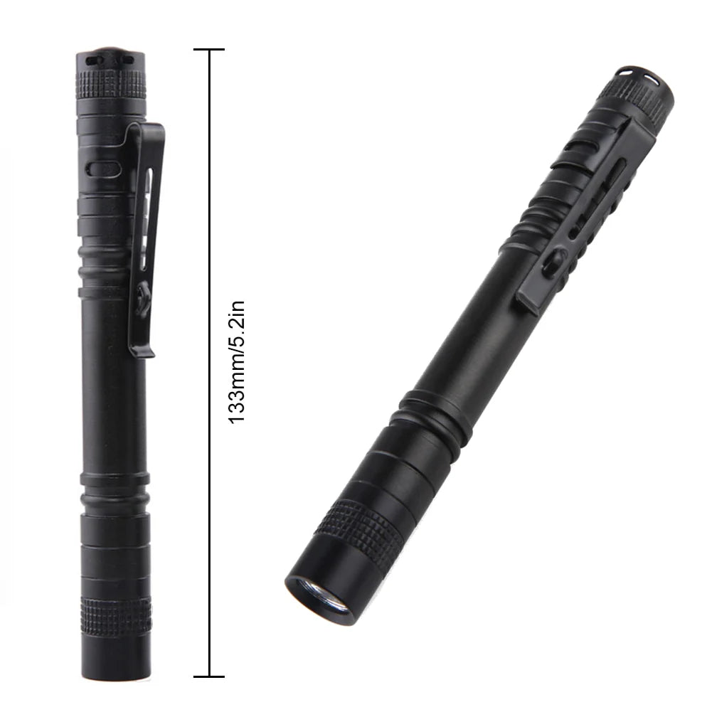 LED UV Flashlight Ultraviolet Torch Mini UV Light Pet Urine Stains Detector Fluorescent Anti-counterfeiting Bill Seal Detector Qme