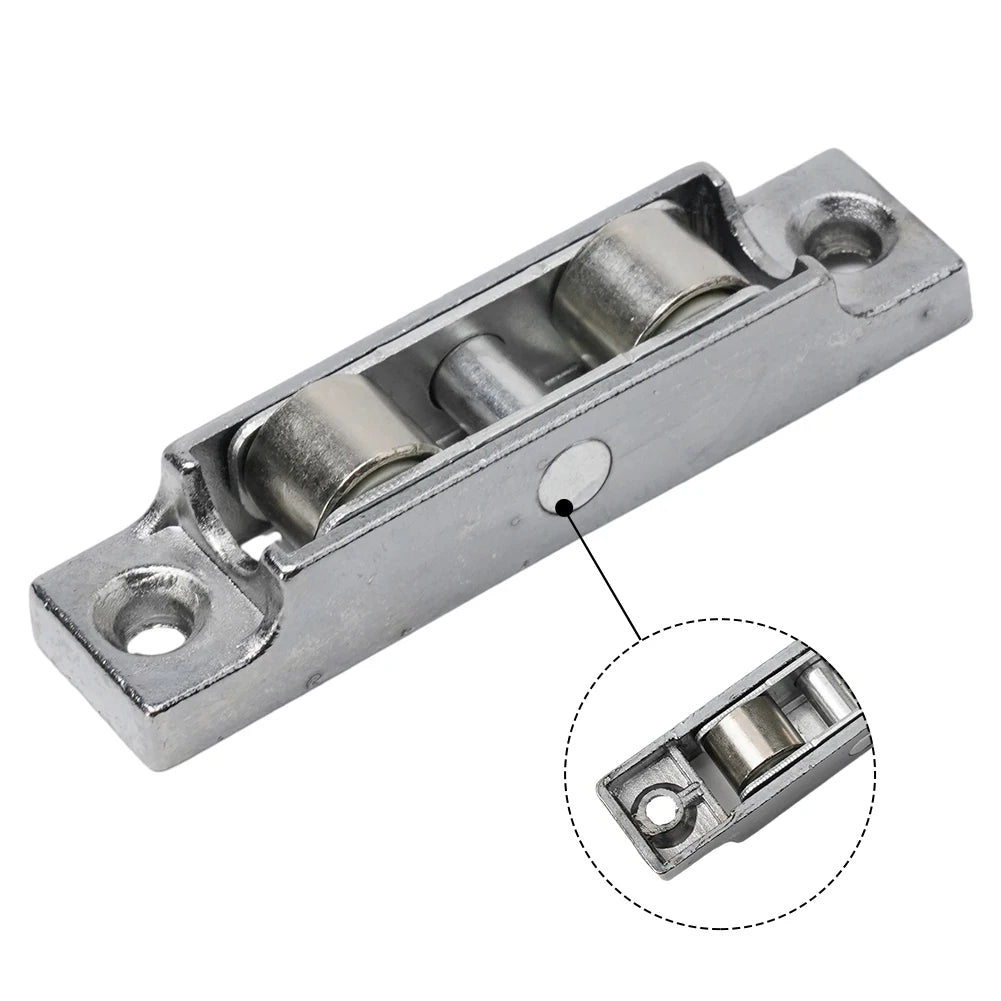 Stainless Steel Window Pulley Slot Wheels Silent Copper U Groove Qme