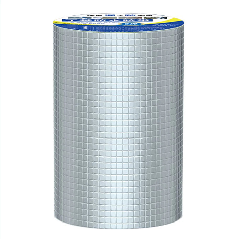 20cm Leak Repair Butyl Tape Waterproof Sealing Tape for Roof Flashing, Patching and Gutter, Boat, Duct, RV, Awning Qme 1 Roll 5m 15cm