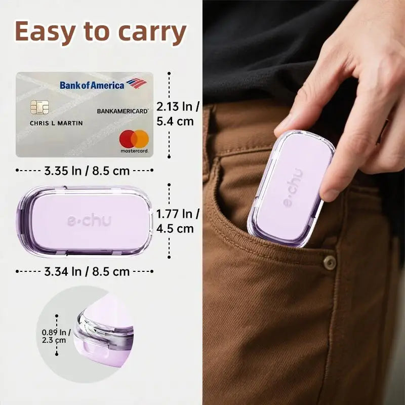 3in1 Precision Medicine Cutter Portable Tablet Splitter Pill Divider Qme