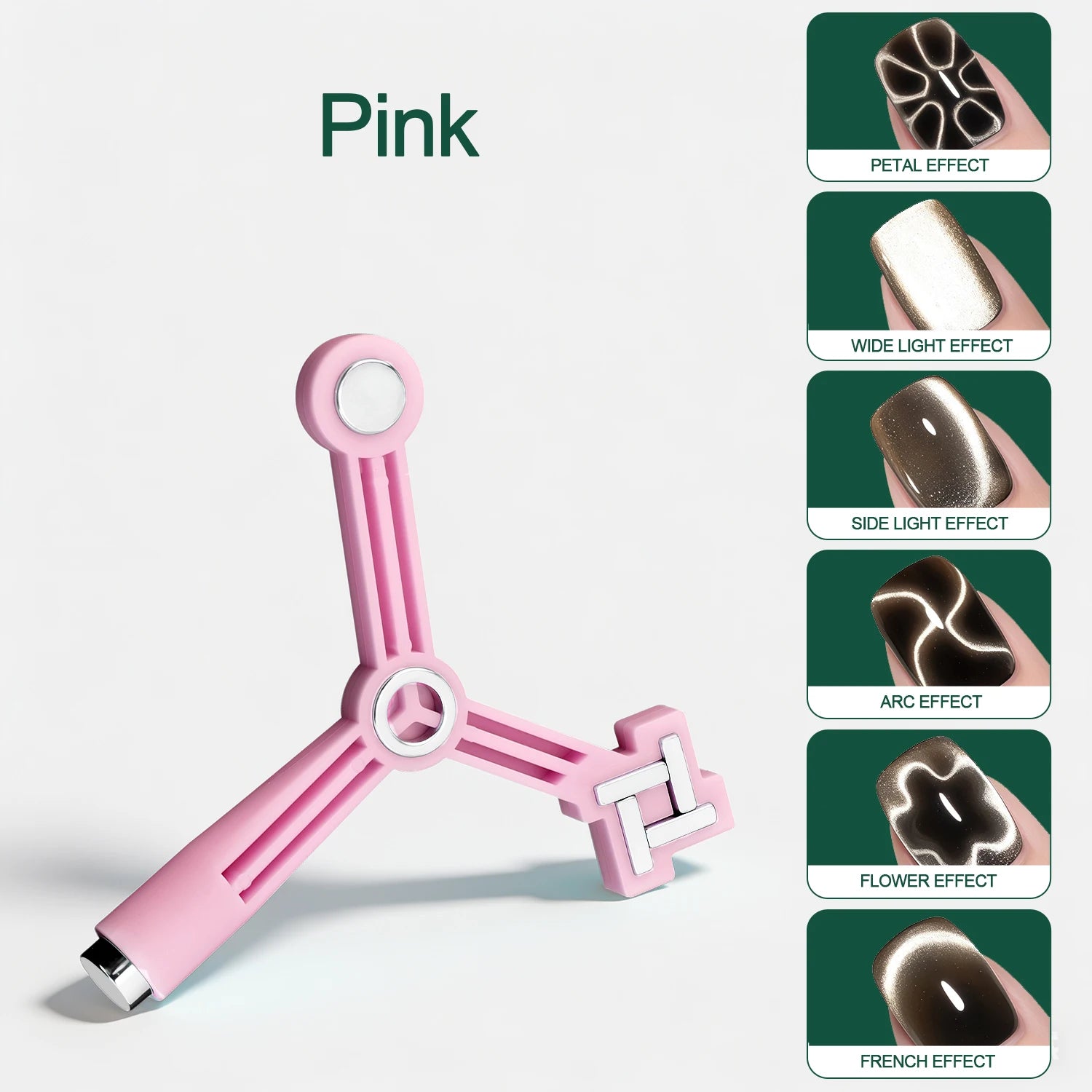Nailpop 4-IN-1 Triangle Cat Eye Magnet Stick Strong Magnetic Nail Art Qme SHYCT-002