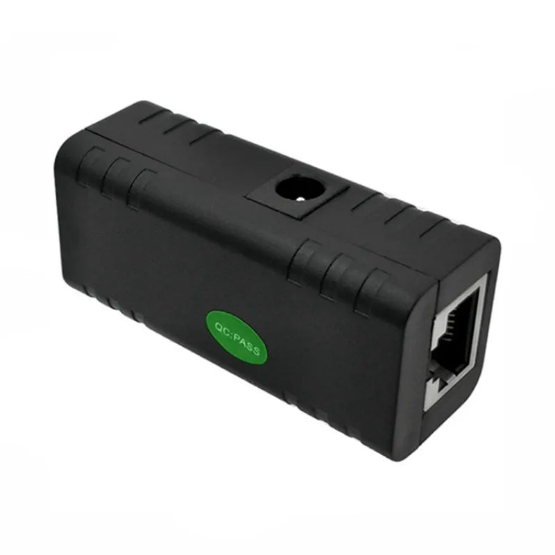2pcs 1000Mbps 12-52V Gigabit Power Over Ethernet Passive PoE Injector Splitter For IP Camera POE Adapter Module Accessories Qme