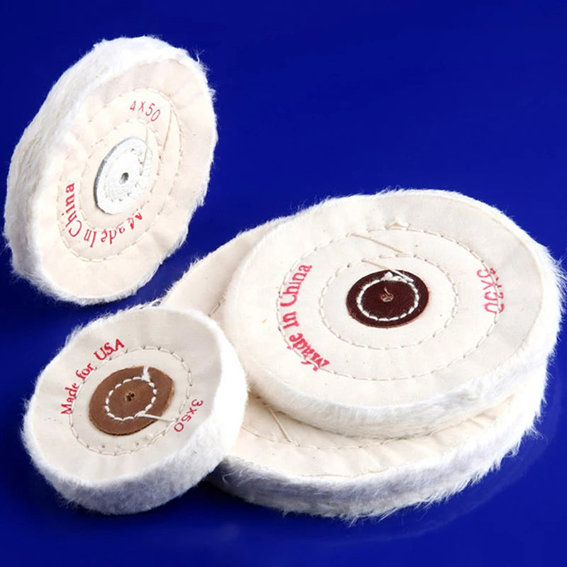 Buffing Polishing Wheel Cotton Lint Cloth Buffing Wheel Gold Silver Jewelry Mirror Polishing Wheel Flannelette Qme
