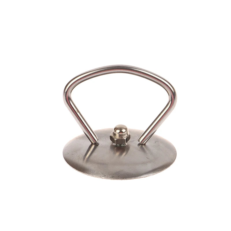 Universal Lib Cover Knob Cap Heat-resistant Cooking Pot Pan Lid Qme Silver