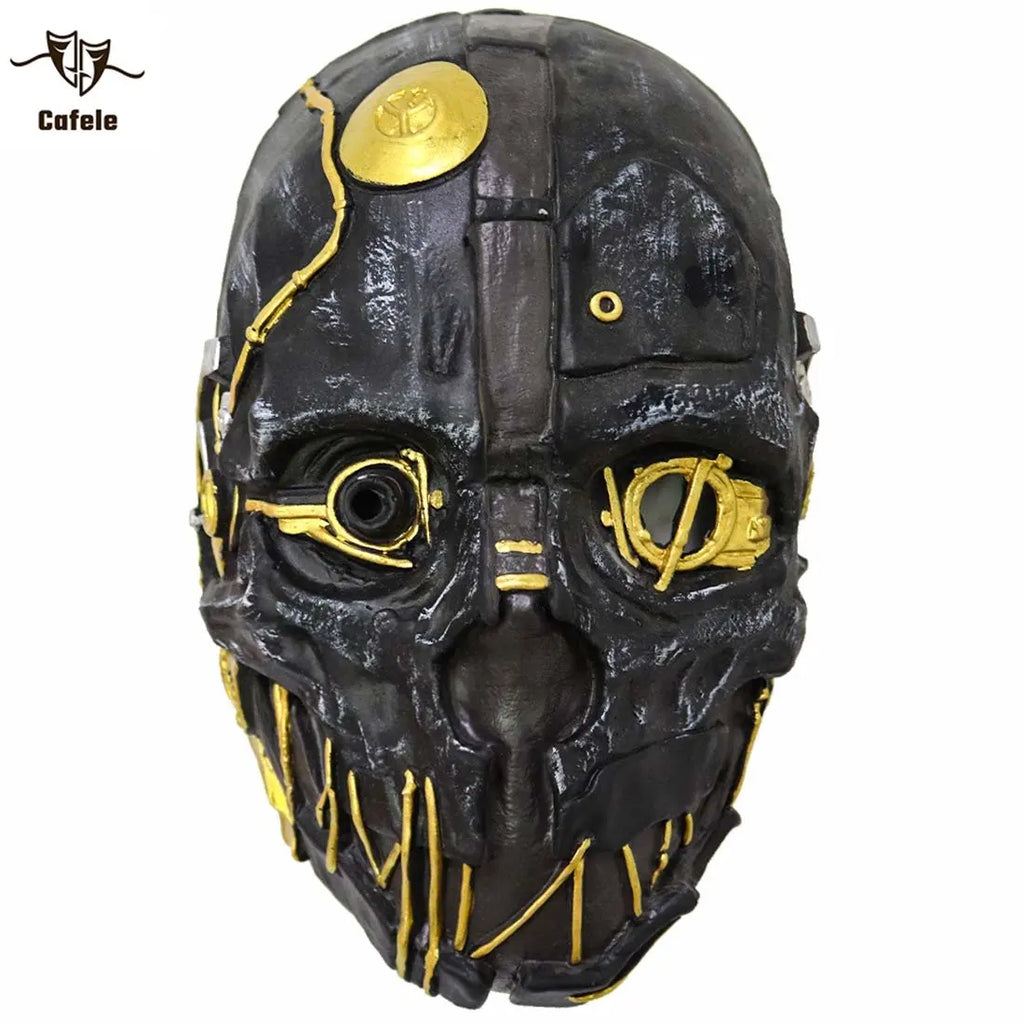 P-jsmen Dishonored Corvo Attano Rat Mask Realistic Resin Adult Headwear Halloween Masquerade Cosplay Costume Props High Quality Qme