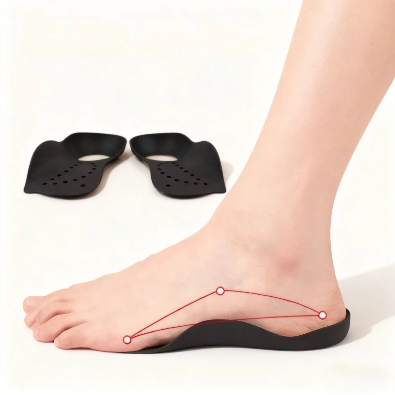 Wholesale Perforated Flat Foot Insoles-valgus Varus Correction Qme
