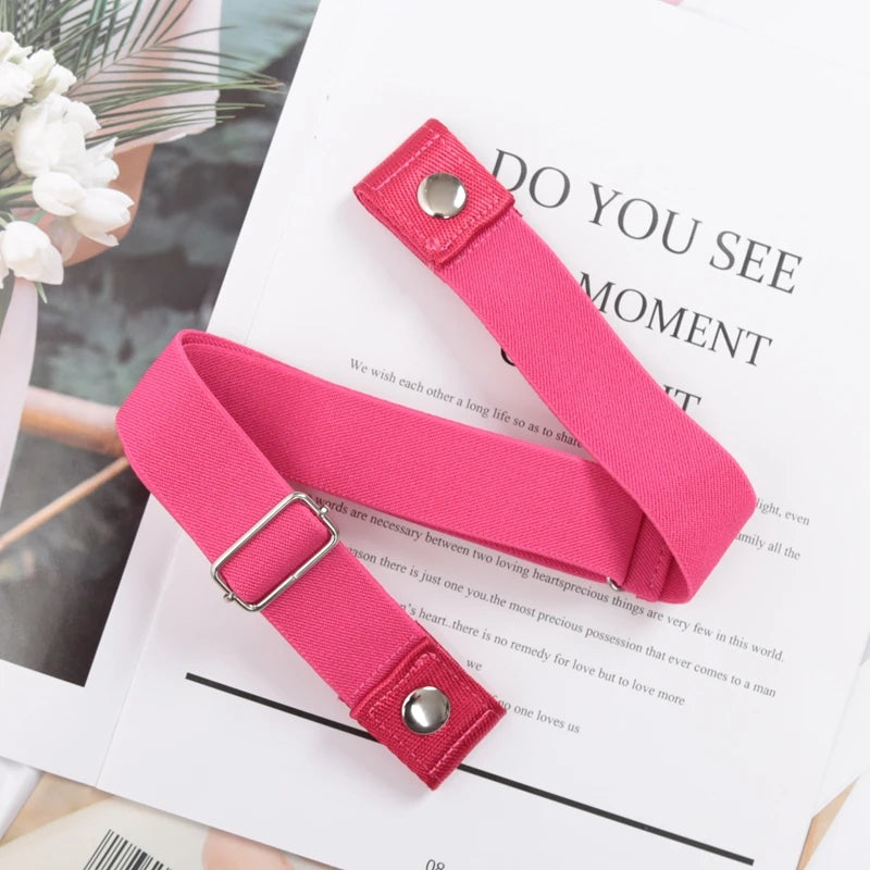 Buckle-free Elastic Invisible Belt Women Without Buckle Jeans Easy