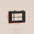 No-drill Multi-purpose Storage Shelf Practical Hooks Selling Qme L Black