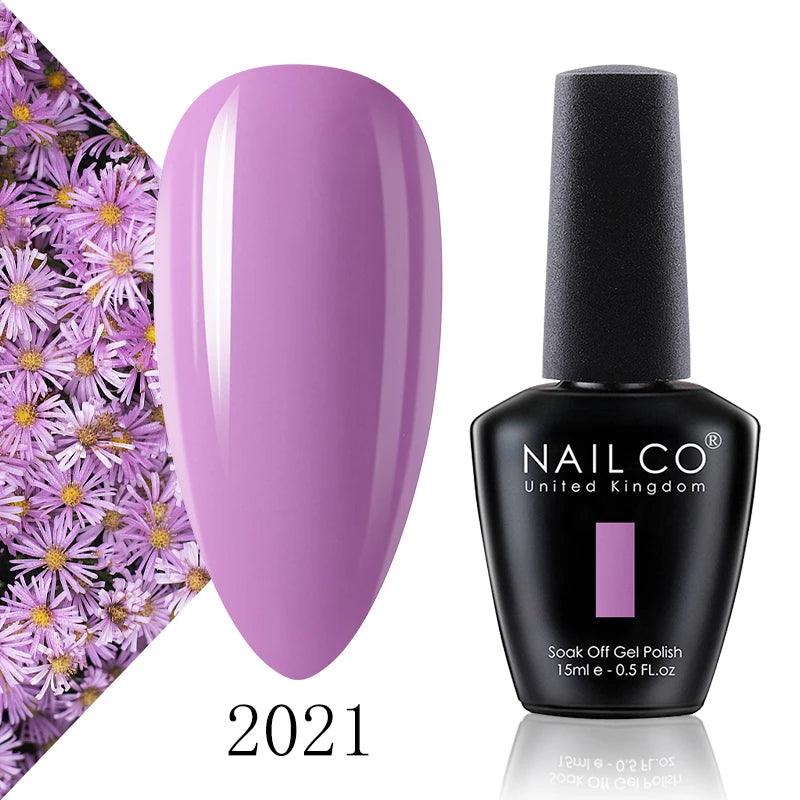 NAILCO 131 Colors Nail Gel Polish Off LED Semi Permanant Art Hybrid