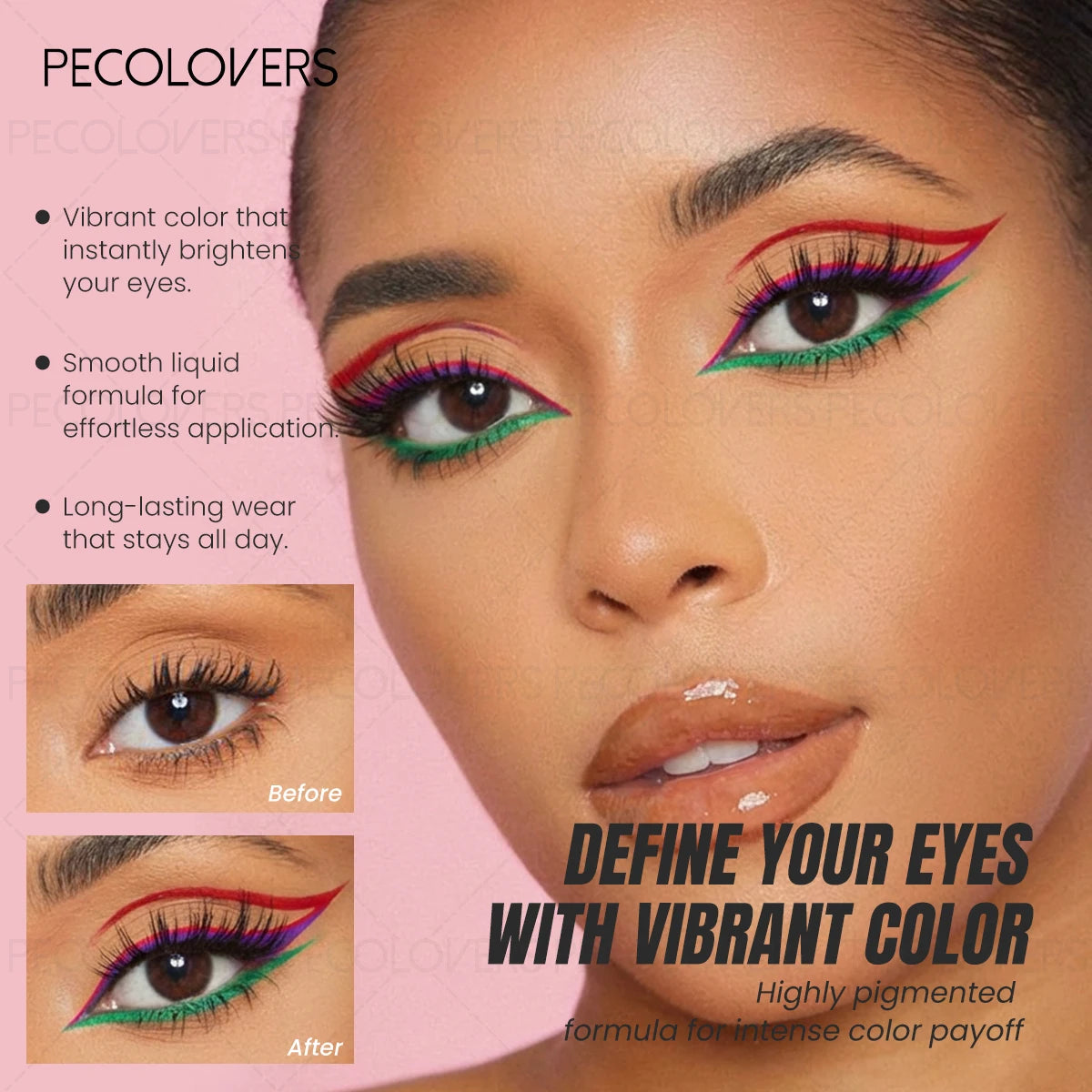 Liquid Eyeliner Pen Rendering Not Easy Smudge Waterproof Suitable Qme