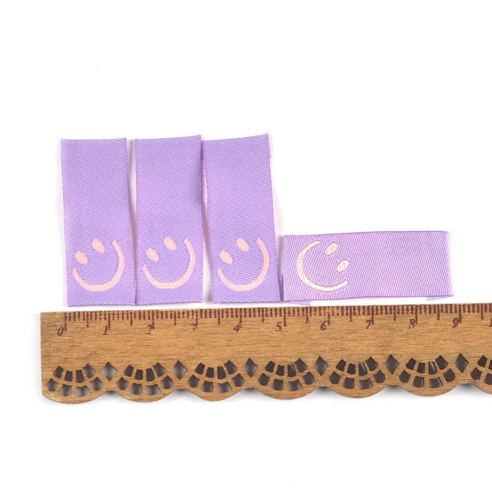 50Pcs 8colors Embroidery Labels Sewing Clothes Handmade Accessories For Kids Care Bags Clothing Tags Garment Crafts 1.5x4cm Qme 15