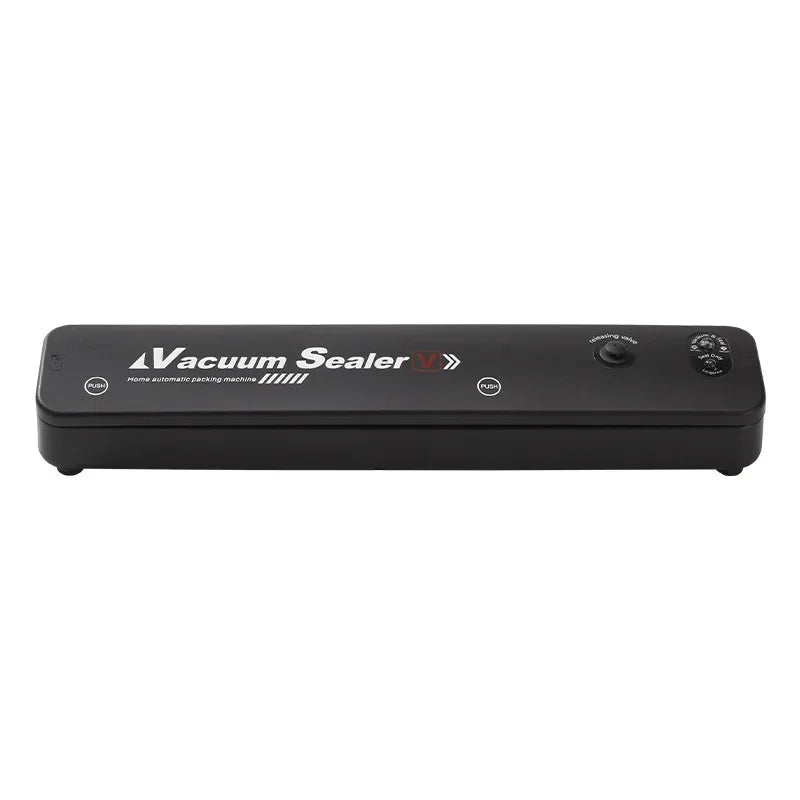 Food Sealing Portable Home Vacuum Kitchen Helper 220V Automatic Packaging Machine Food Vacuum Sealing Machine Qme black EU Plug