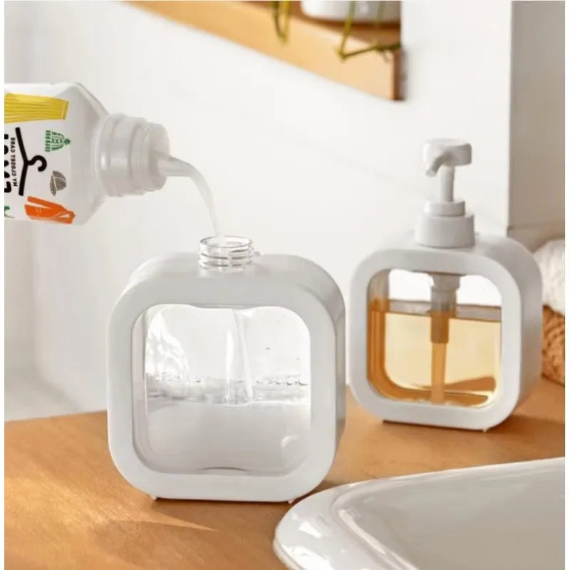 300 Bathroom Soap Dispensers Refillable Lotion Shampoo Shower Gel Qme