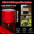 Red DOT-C2 Reflective Tape Waterproof Vehicle Safety Sticker Conspicuous Truck Strip Sheeting Sticky for Trucks Qme 5cmX300CM