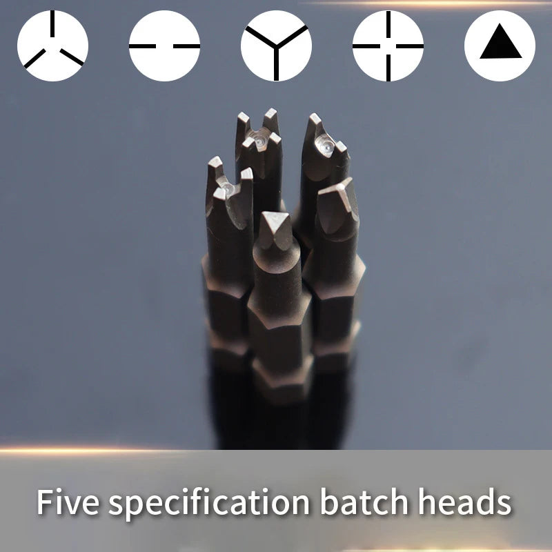 Special-shaped Screwdriver U-shaped Y-type Triangle Inner Cross Three Qme