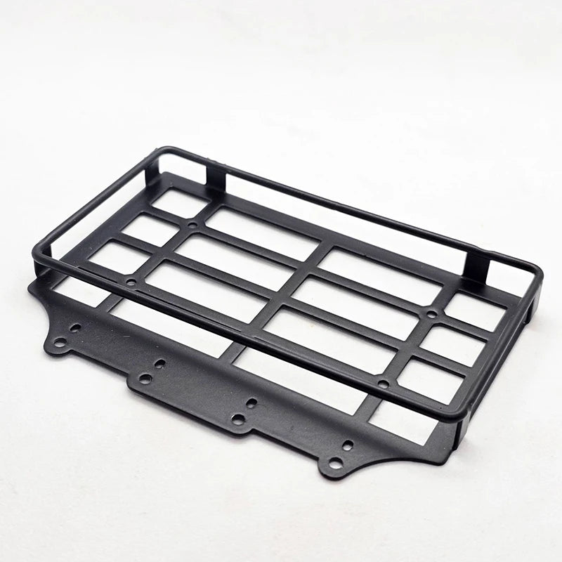 MN82 Metal Luggage Carrier Roof Rack LED Light RC Model Car Upgrade Qme A1