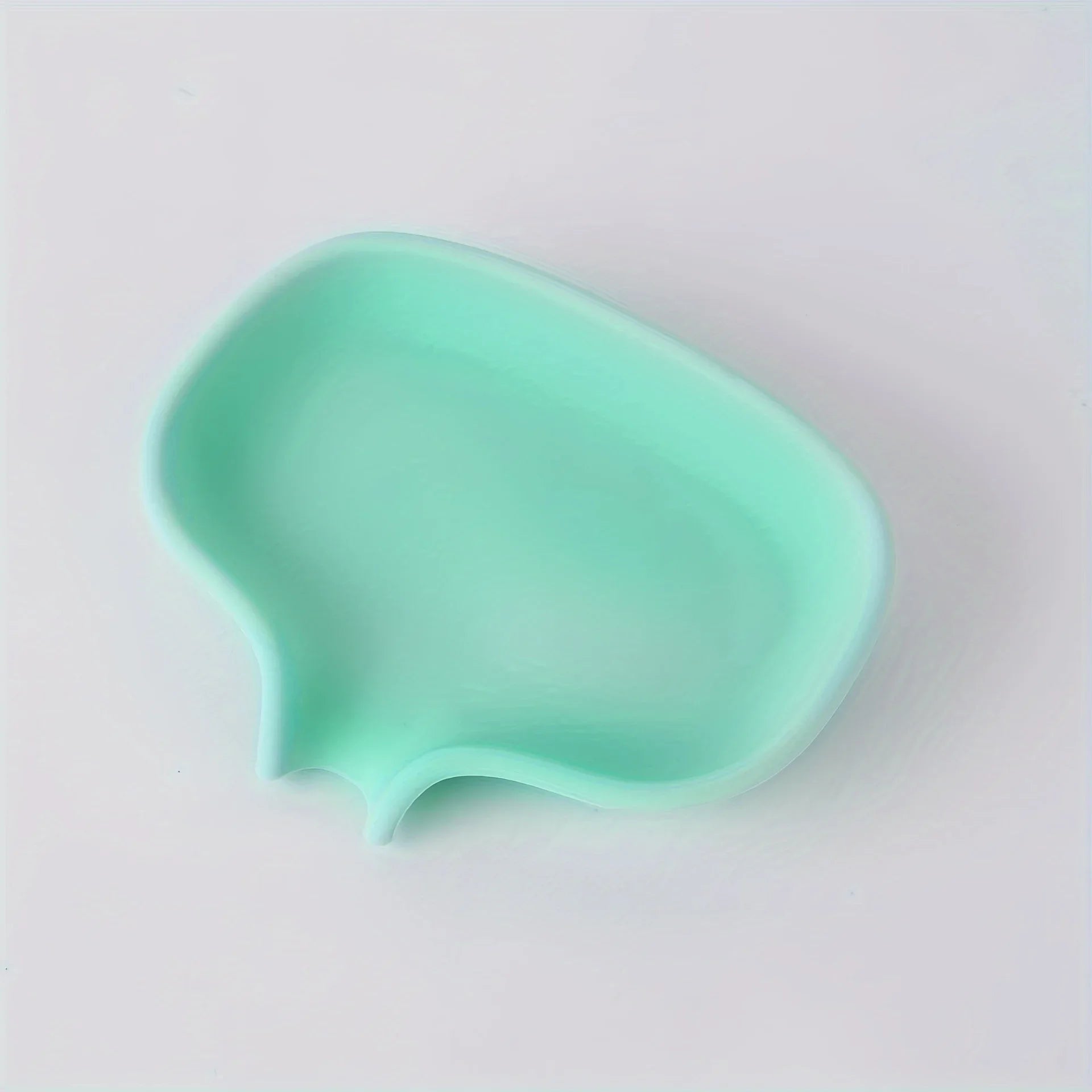 1pc Flat-bottom Soap Box, Drainage Soap Tray, Bathroom Soap Holder, Soap Storage Rack, Bathroom Accessories Qme