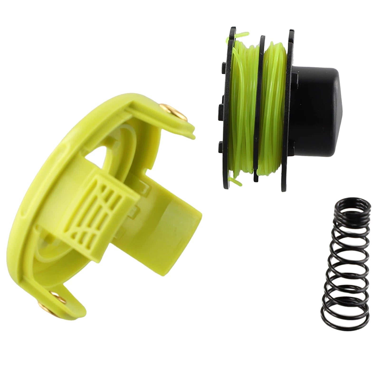 Trimmer Spool Line Kit For Ryobi RAC118 1.2 Mm Spool RLT3525S Trimmer Lawn Mower Replacement Spool Line And Cover Spring Set Qme