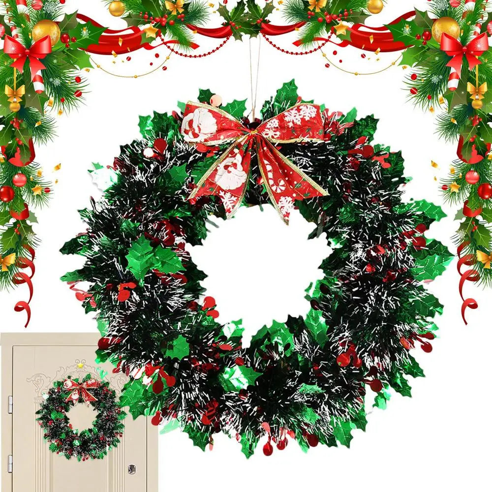 Christmas Wreath Bow Ornament Holiday Wreaths Winter Festival Year Qme C China Mainland