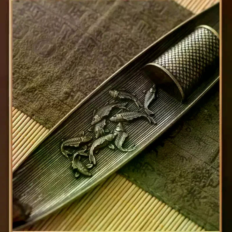 1Set Fish Chinese Fisherman Fishing Incense Censer Holder For Incense Sticks Home Decor Accessories Qme