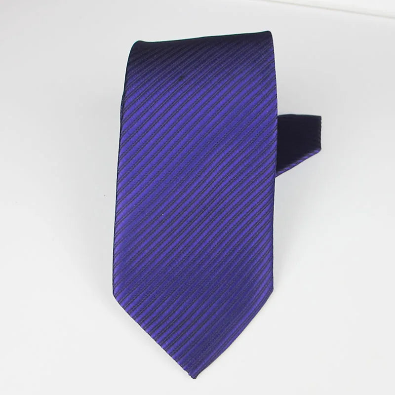 Purple Tie Norvety Floral Stripe Elegant Necktie Tuxedo Fashion Qme RT7