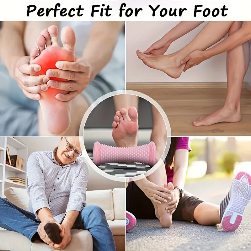 Foot Fascia Roller Massage Deep Tissue Textured Surface Home Use Qme
