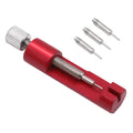 Adjustable Metal Watch Strap Tool Watch Repair Tool With Watch Pin Band Link Pin Tools Remover Watch Accessories Qme Red