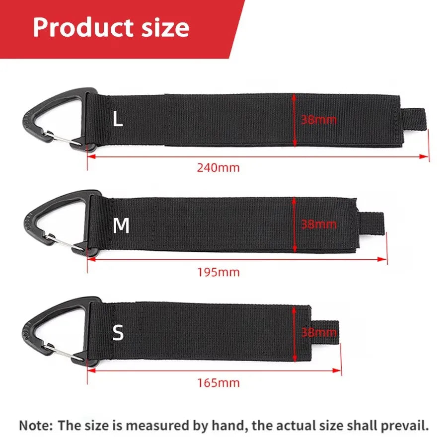 Cord Organizer Holder with Triangle Buckle Wire Manager Power Cord Management Nylon Heavy Cord Storage Straps for Cables Hoses Qme