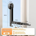 Foldable Retractable Portable Clothes Drying Folding Racks Qme Gray