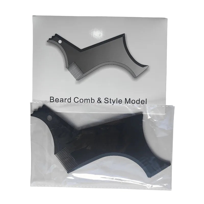 Beard Styling Trimming Tool Adjustable Shaper Clean Lines Includes Qme