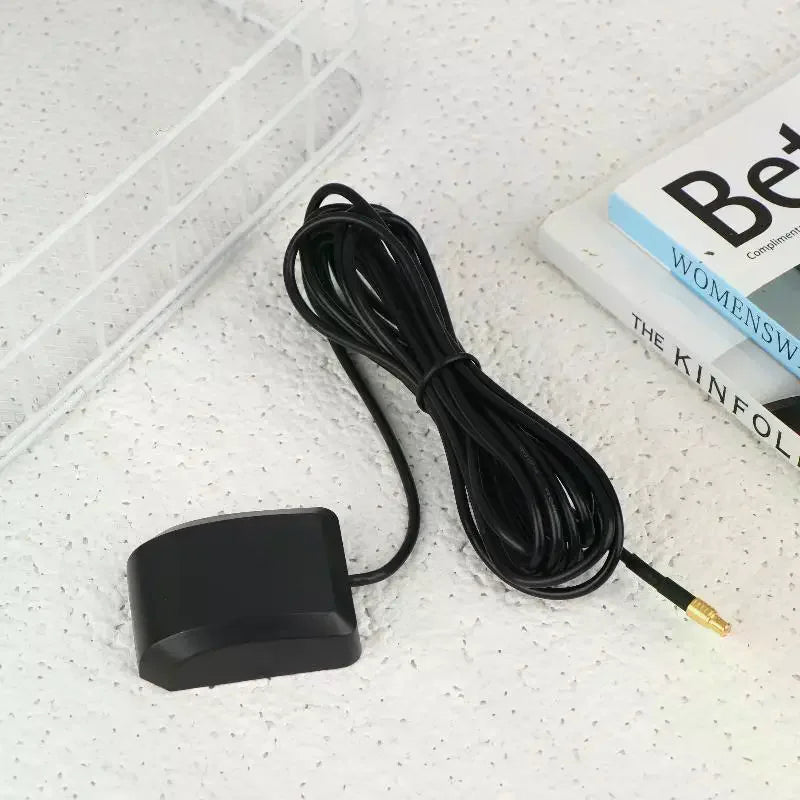 GPS Active Antenna 28dB Gain MCX Male RG174 Cable 1575 42MHz Magnetic Qme