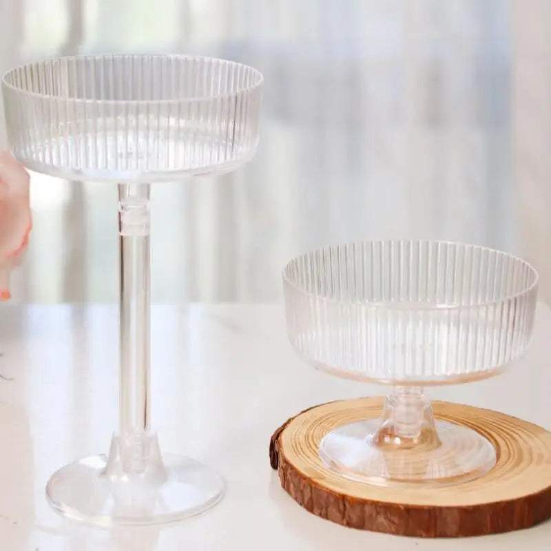 Detachable Champagne Tower Dessert Cup Wedding Party Plastic Martini Qme