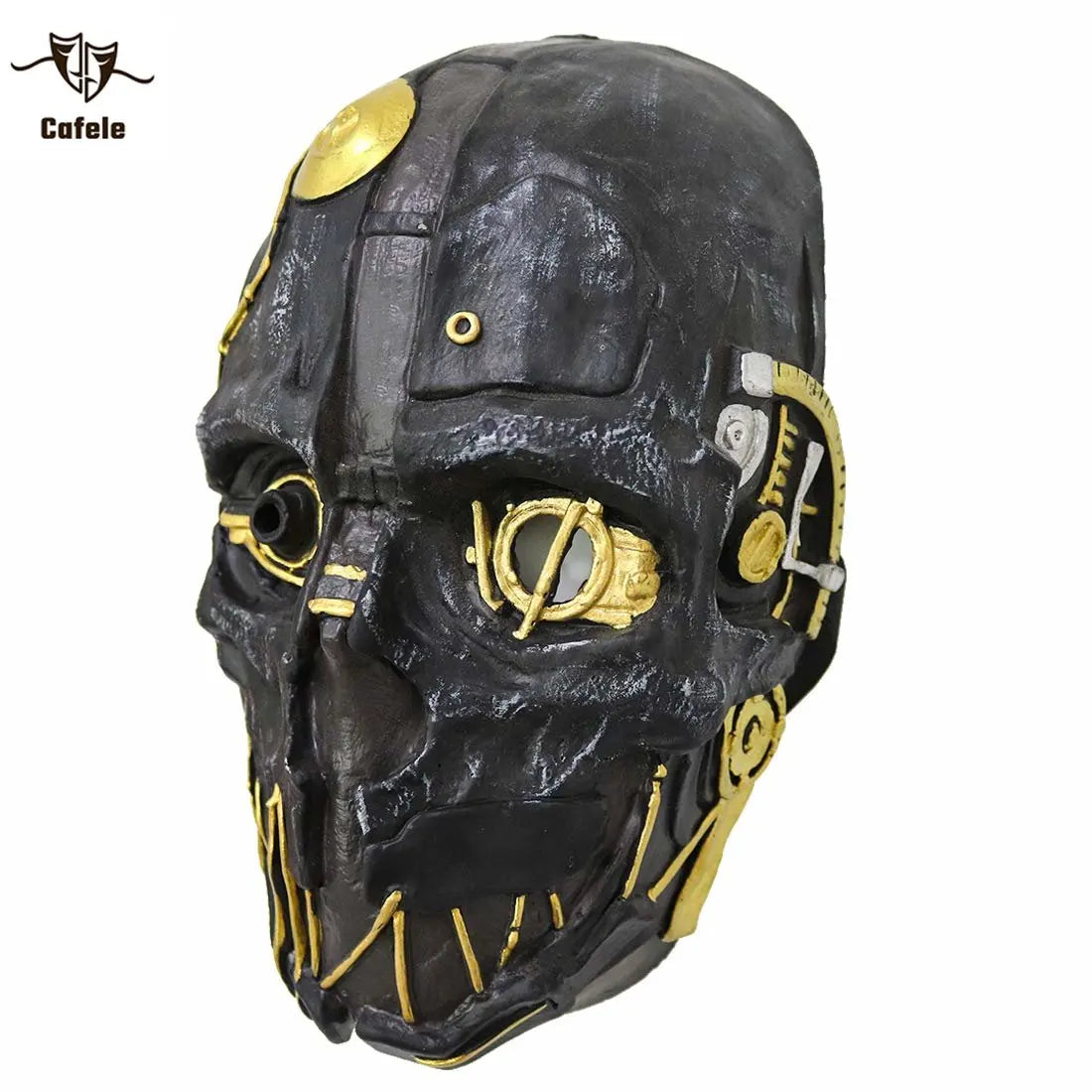 P-jsmen Dishonored Corvo Attano Rat Mask Realistic Resin Adult Headwear Halloween Masquerade Cosplay Costume Props High Quality Qme
